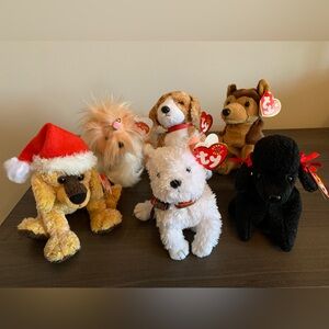 Lot Of 6 TY Beanie Babies